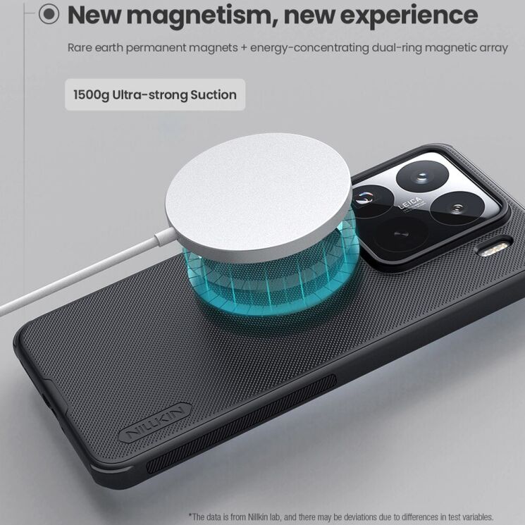 Захисний чохол NILLKIN Frosted Shield Pro Magnetic для Xiaomi 15 Pro - Black: фото 12 з 18