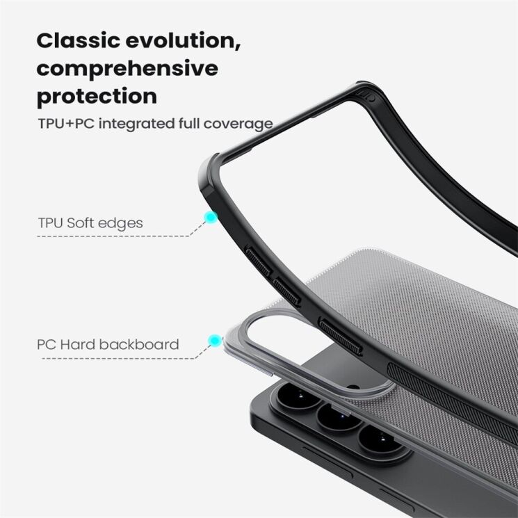 Защитный чехол NILLKIN Super Frosted Shield Pro для Samsung Galaxy S26 - Black (404225B) Защитный чехол NILLKIN Super Frosted Shield Pro для Samsung Galaxy S26 - Black: фото 9 из 14