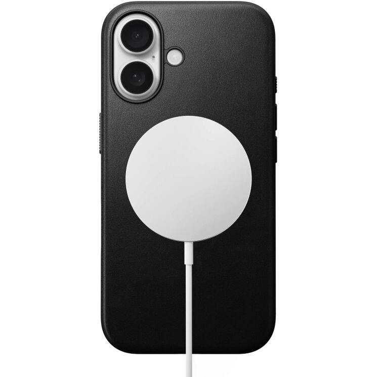 Защитный чехол Nomad Modern Leather Case для Apple iPhone 16 (NM01851585) - Black: фото 3 из 12
