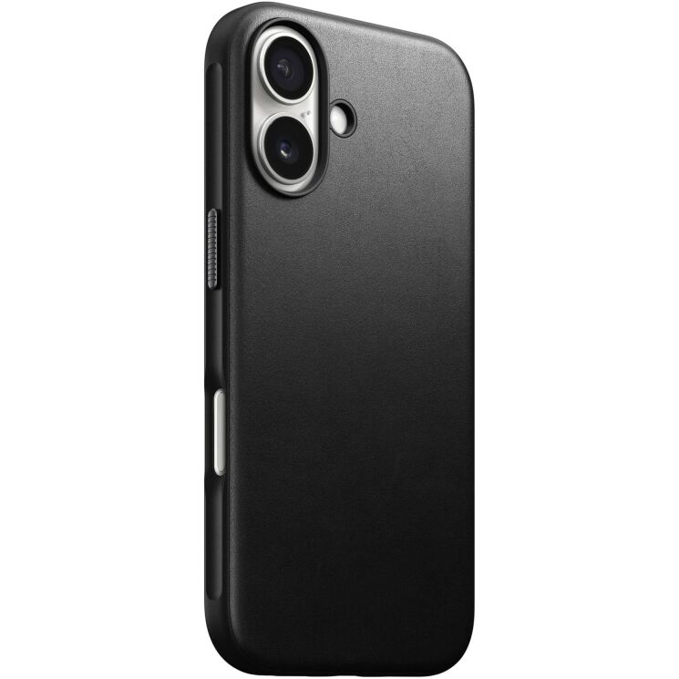 Защитный чехол Nomad Modern Leather Case для Apple iPhone 16 (NM01851585) - Black: фото 2 из 12