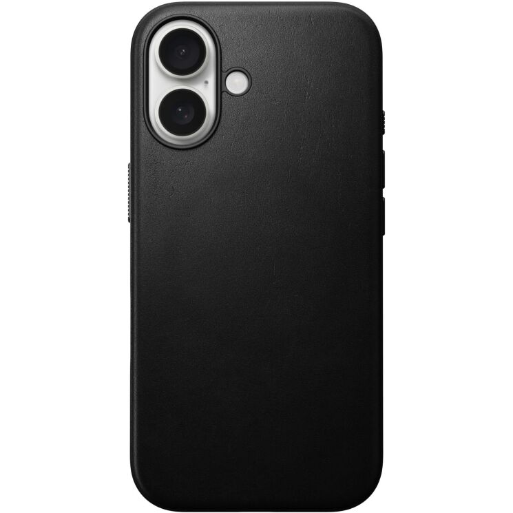 Защитный чехол Nomad Modern Leather Case для Apple iPhone 16 (NM01851585) - Black: фото 4 из 12