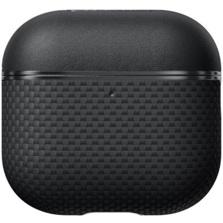 Захисний чохол Pitaka Aramid Fiber Case для Apple AirPods 4 (APM2404) - Black / Grey (Twill): фото 1 з 9
