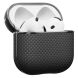 Захисний чохол Pitaka Aramid Fiber Case для AirPods 4 (APM2404) - Black / Grey (Twill) (364452B). Фото 1 з 9