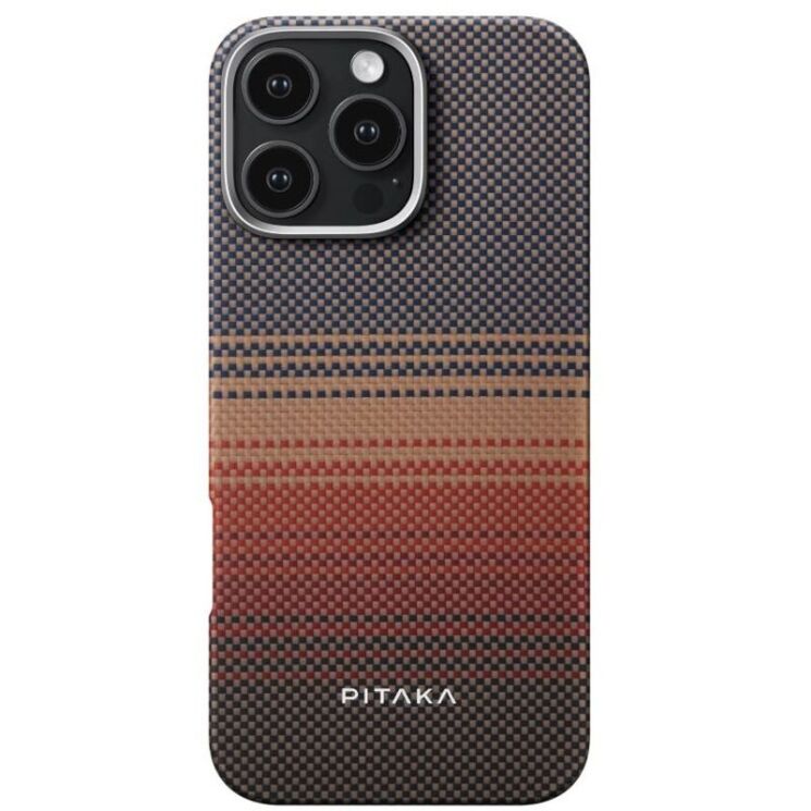 Захисний чохол Pitaka Tactile Woven Case для Apple iPhone 16 Pro KI1601SU - Sunset: фото 2 з 11
