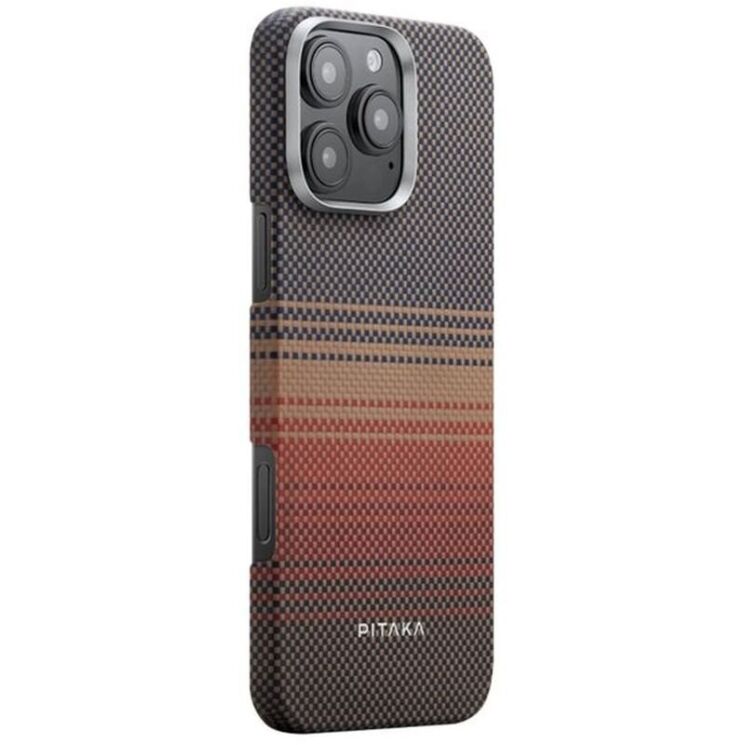 Захисний чохол Pitaka Tactile Woven Case для Apple iPhone 16 Pro KI1601SU - Sunset: фото 3 з 11