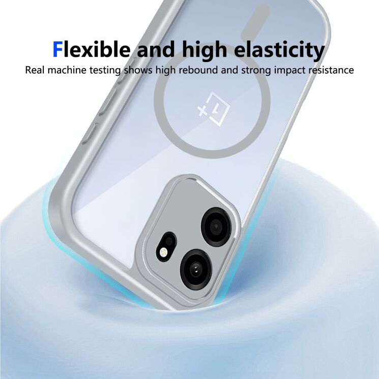 Захисний чохол Reframe Clear Bound with MagSafe для OnePlus Nord CE6 - Grey (391606H) Захисний чохол Reframe Clear Bound with MagSafe для OnePlus Nord CE6 - Grey: фото 5 з 5