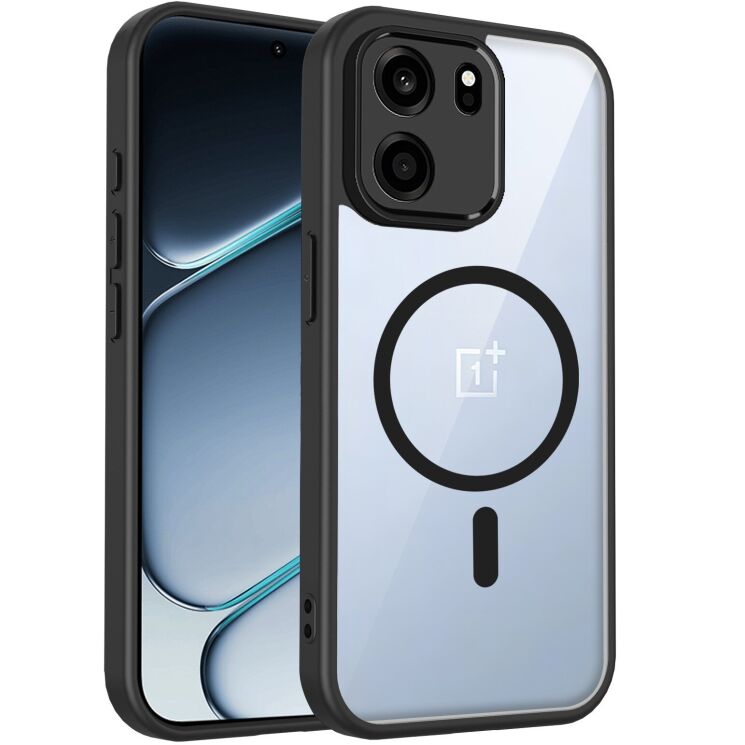 Захисний чохол Reframe Clear Bound with MagSafe для OnePlus Nord CE6 - Black (391606B) Захисний чохол Reframe Clear Bound with MagSafe для OnePlus Nord CE6 - Black: фото 1 з 5
