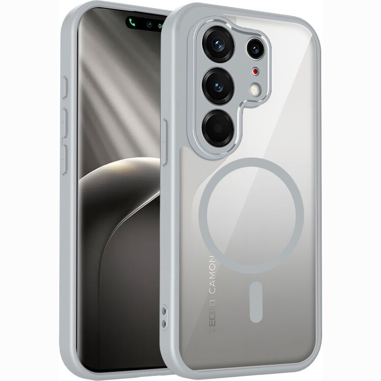 Защитный чехол Reframe Clear Bound with MagSafe для TECNO Camon 50 - Grey (386341H) Защитный чехол Reframe Clear Bound with MagSafe для TECNO Camon 50 - Grey: фото 1 из 5