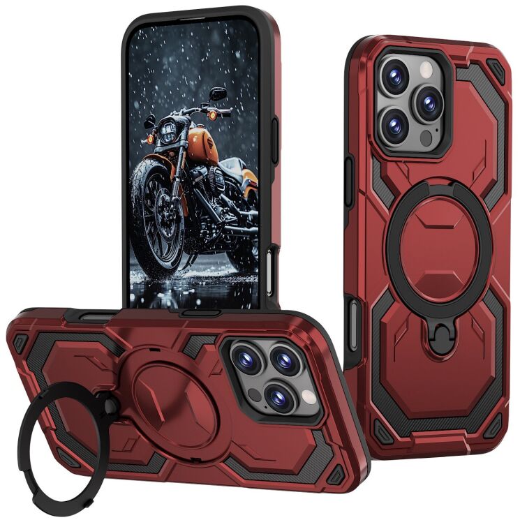 Защитный чехол Reframe Hybrid Magnetic для iPhone 16 Pro Max - Red: фото 1 из 7