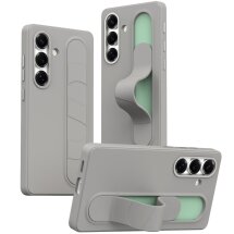 Защитный чехол Reframe Standing Grip для Samsung Galaxy S24 Plus (S926) - Titanium Grey: фото 1 из 13