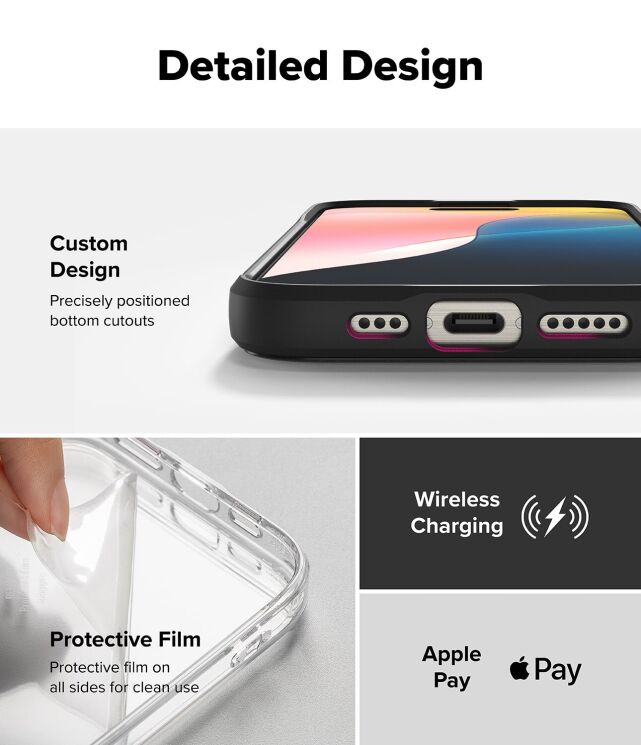 Защитный чехол Ringke Fusion Bold MagSafe для Apple iPhone 16 Pro Max (8800274962101) - Black: фото 15 из 15