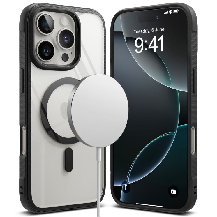 Защитный чехол Ringke Fusion Bold MagSafe для Apple iPhone 16 Pro Max (8800274962101) - Black: фото 1 из 15