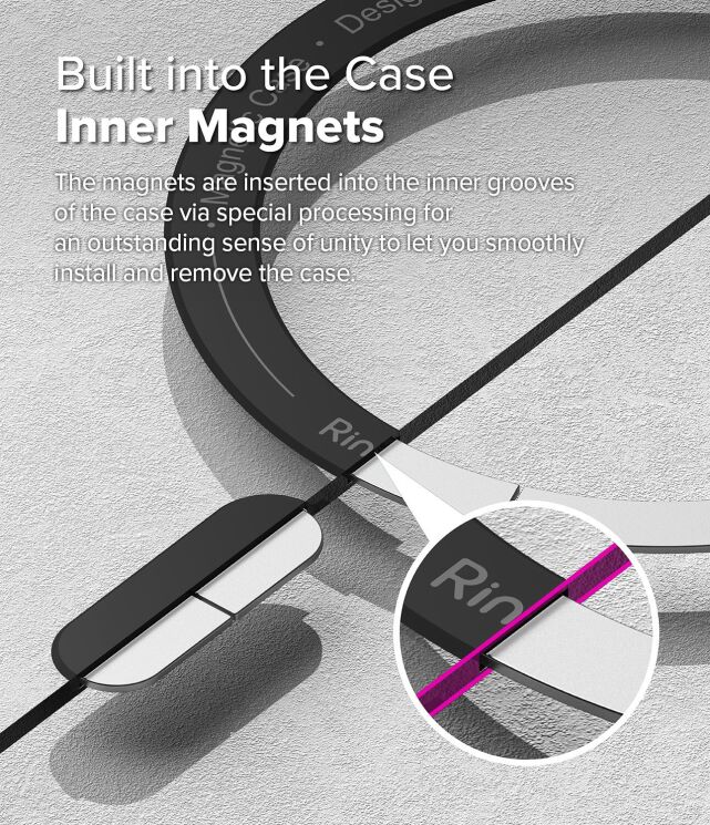Защитный чехол Ringke Fusion Bold MagSafe для Apple iPhone 16 Pro Max (8800274962101) - Black: фото 7 из 15