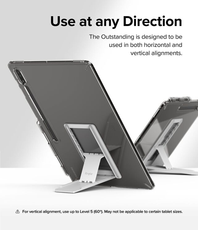 Захисний чохол Ringke Fusion Combo with Stand Clear для Samsung Galaxy Tab S8 Ultra (T900/T906) 8809881260228 - Clear (295932С) Захисний чохол Ringke Fusion Combo with Stand Clear для Samsung Galaxy Tab S8 Ultra (T900/T906) 8809881260228 - Clear: фото 5 з 8
