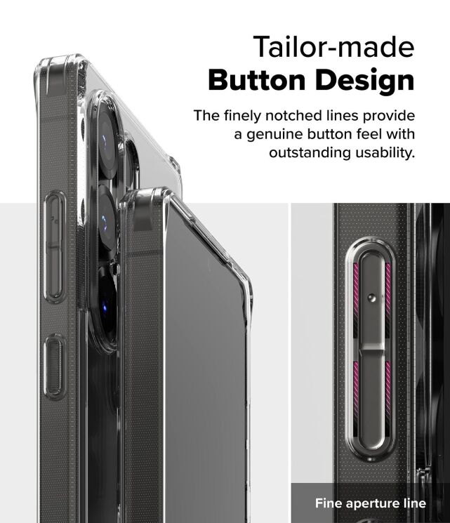 Защитный чехол Ringke Fusion для Samsung Galaxy S25 Ultra (S938) 8800274968899 - Clear: фото 9 из 12