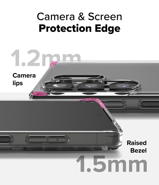 Защитный чехол Ringke Fusion для Samsung Galaxy S25 Ultra (S938) 8800274968899 - Clear: фото 6 из 12