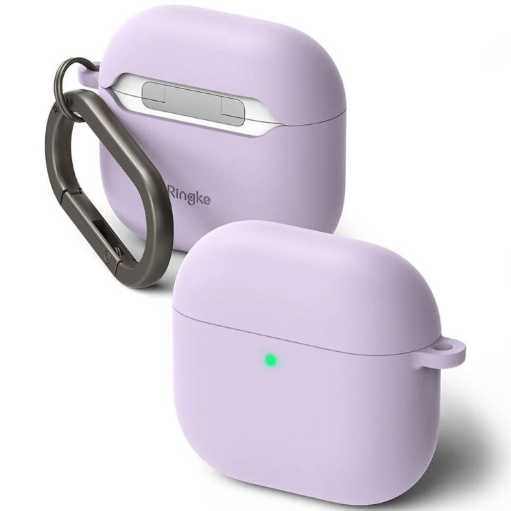 Защитный чехол Ringke Silicone Case для Apple AirPods 4 (8800274964228) - Purple: фото 1 из 15