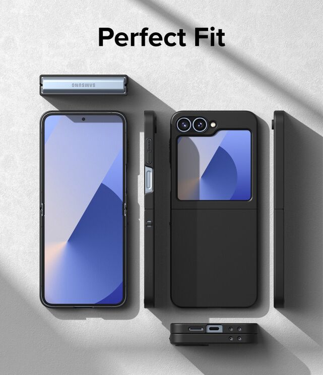 Защитный чехол Ringke Slim Magnetic для Samsung Galaxy Flip 6 (8809961788307) - Black: фото 11 из 19