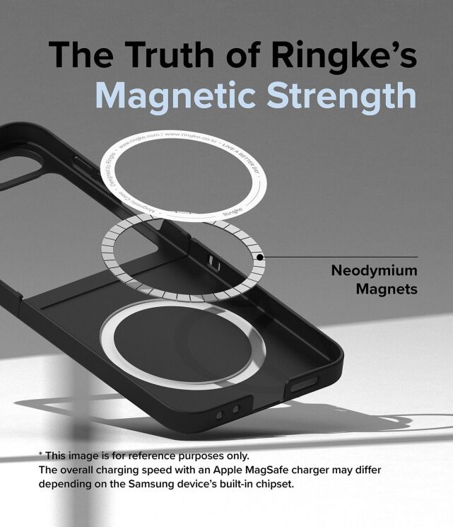 Защитный чехол Ringke Slim Magnetic для Samsung Galaxy Flip 6 (8809961788307) - Black: фото 5 из 19