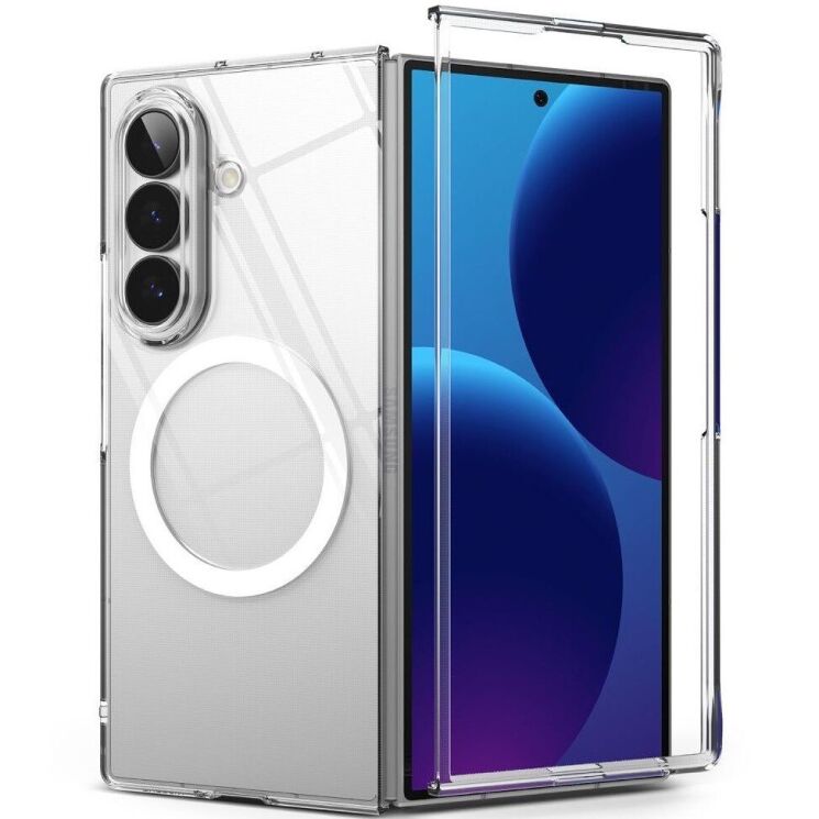 Защитный чехол Ringke Slim Magnetic для Samsung Galaxy Fold 8 Ultra (8800380460485) - Clear: фото 2 из 9