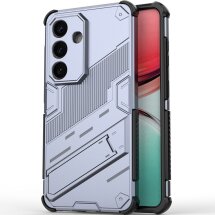 Защитный чехол с подставкой Deexe Bibercas для Samsung Galaxy S26 - Grey: фото 1 из 6