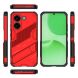 Защитный чехол с подставкой Deexe Bibercas для Xiaomi Poco X8 Pro - Red (409041R). Фото 3 из 5