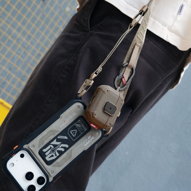 Защитный чехол SKINARMA MECHA LE для AirPods Pro 3 - BLUSH: фото 5 из 6