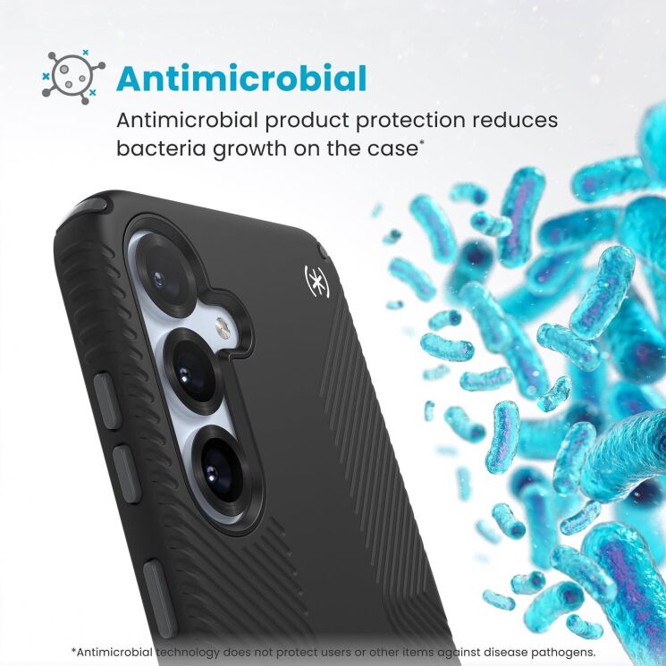 Защитный чехол Speck Presidio2 Grip Magnet для Samsung Galaxy S25 Plus (S936) 150878-3205 - Black: фото 10 из 10