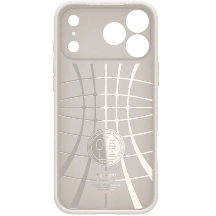 Захисний чохол Spigen Liquid Air для iPhone 18 Pro (ACS12152) - Natural Titanium: фото 3 з 12