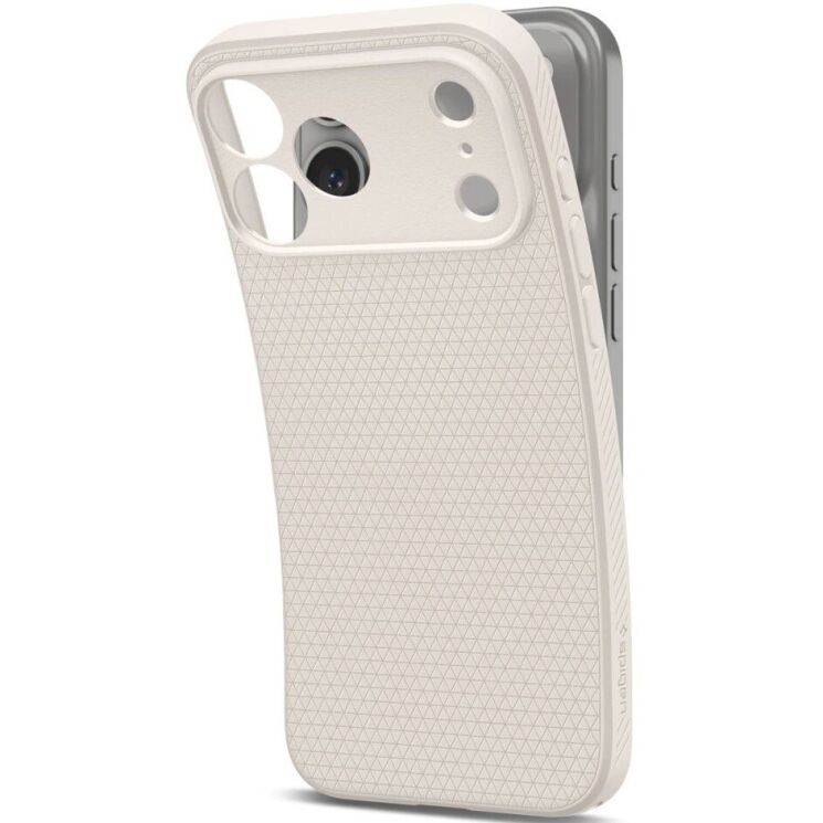 Захисний чохол Spigen Liquid Air для iPhone 18 Pro (ACS12152) - Natural Titanium: фото 4 з 12