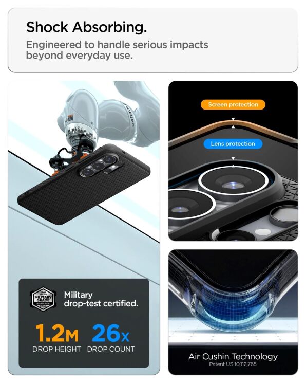 Защитный чехол Spigen Liquid Air (MagFit) для Samsung Galaxy S26 Ultra (S948) ACS10676 - Abyss Green: фото 11 из 16