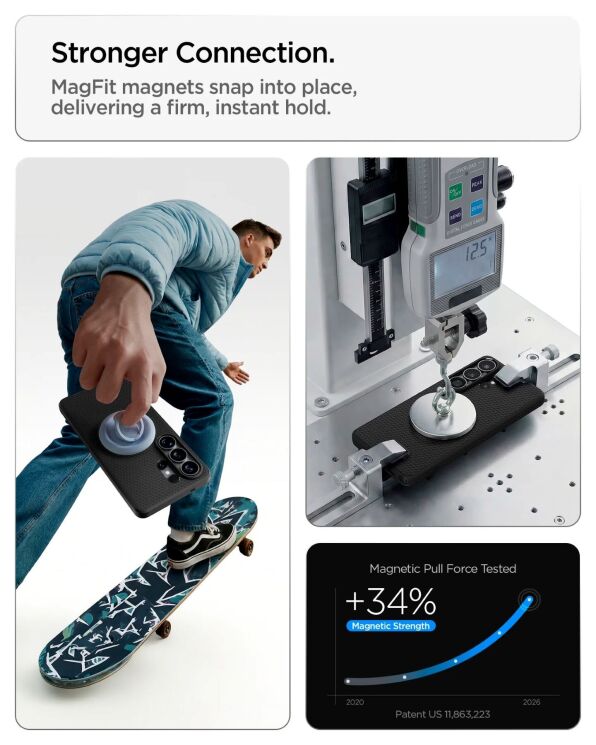 Защитный чехол Spigen Liquid Air (MagFit) для Samsung Galaxy S26 Ultra (S948) ACS10676 - Abyss Green: фото 15 из 16