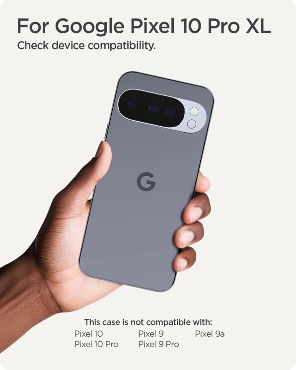 Захисний чохол Spigen (SGP) Caseology Parallax (MagFit) by Spigen для Google Pixel 10 Pro XL (ACS09731) - Matte Black: фото 11 з 17