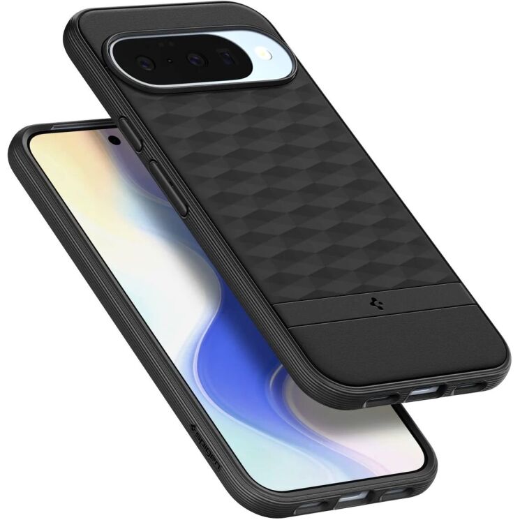 Захисний чохол Spigen (SGP) Caseology Parallax (MagFit) by Spigen для Google Pixel 10 Pro XL (ACS09731) - Matte Black: фото 5 з 17