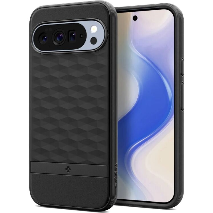 Захисний чохол Spigen (SGP) Caseology Parallax (MagFit) by Spigen для Google Pixel 10 Pro XL (ACS09731) - Matte Black: фото 2 з 17