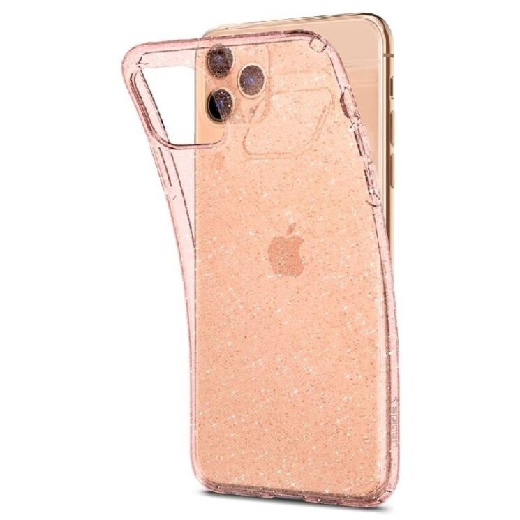 Защитный чехол Spigen (SGP) Liquid Crystal Glitter для Apple iPhone 11 Pro Max - Rose Quartz: фото 3 из 14