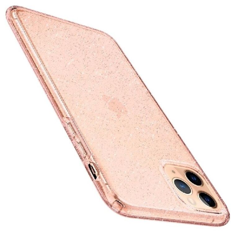 Захисний чохол Spigen (SGP) Liquid Crystal Glitter для Apple iPhone 11 Pro Max - Rose Quartz: фото 4 з 14