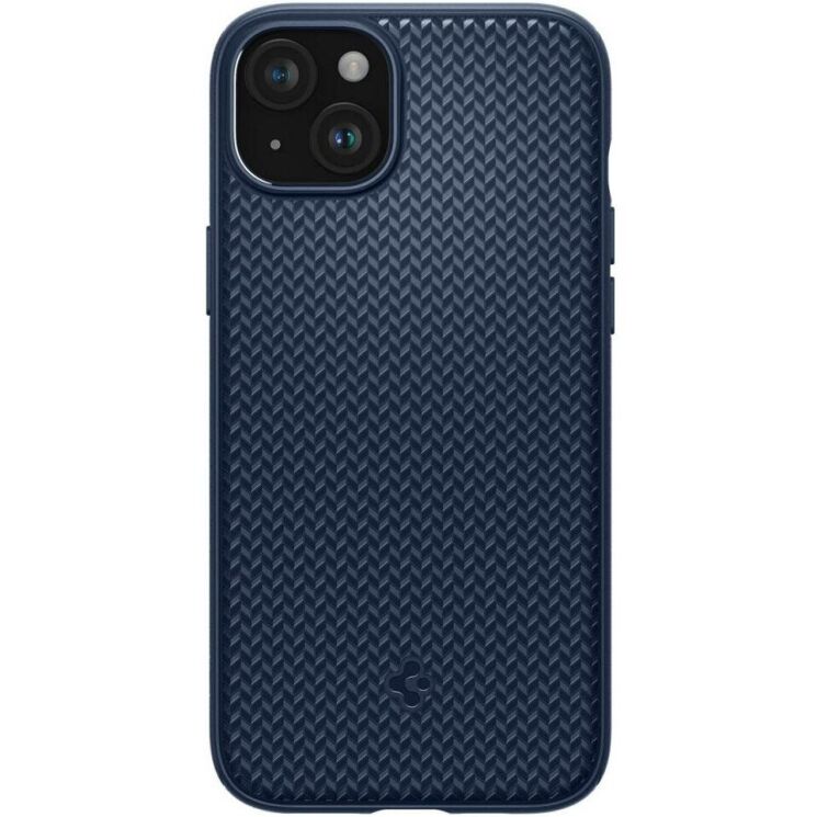 Защитный чехол Spigen (SGP) Mag Armor (MagFit) для Apple iPhone 15 Plus - Navy Blue: фото 6 из 15