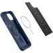 Защитный чехол Spigen (SGP) Mag Armor (MagFit) для Apple iPhone 15 Plus - Navy Blue (329494L). Фото 3 из 15