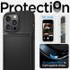 Защитный чехол Spigen (SGP) Slim Armor CS для Apple iPhone 14 Pro Max - Black (301246B). Фото 17 из 19