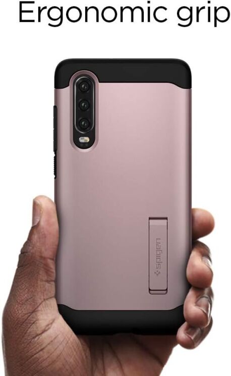 Защитный чехол Spigen (SGP) Slim Armor для Huawei P30 - Gunmetal: фото 5 из 7