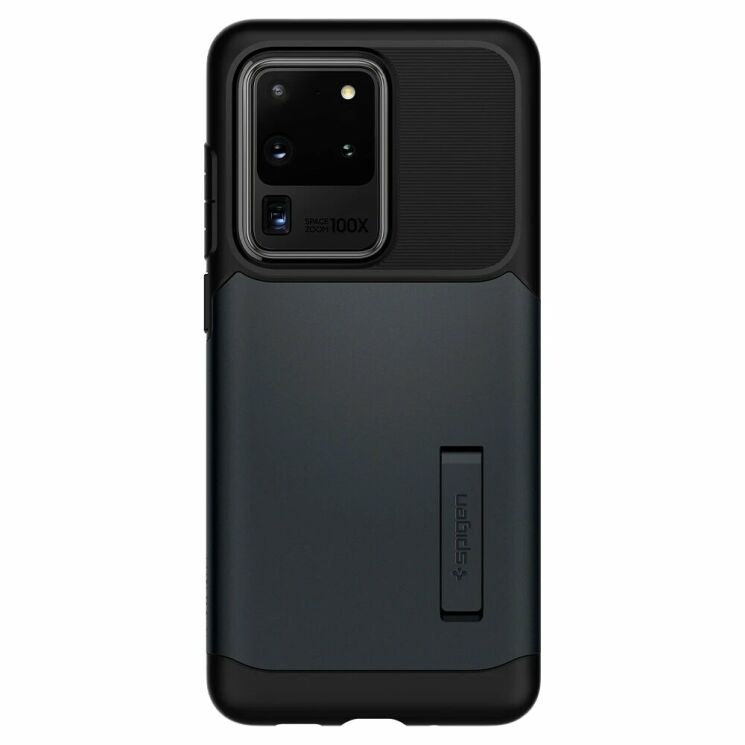 Защитный чехол Spigen (SGP) Slim Armor для Samsung Galaxy S20 Ultra (G988) ACS00637 - Metal Slate: фото 6 из 9