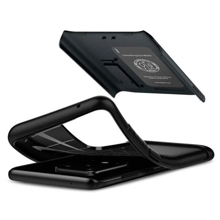 Защитный чехол Spigen (SGP) Slim Armor для Samsung Galaxy S20 Ultra (G988) ACS00637 - Metal Slate: фото 3 из 9