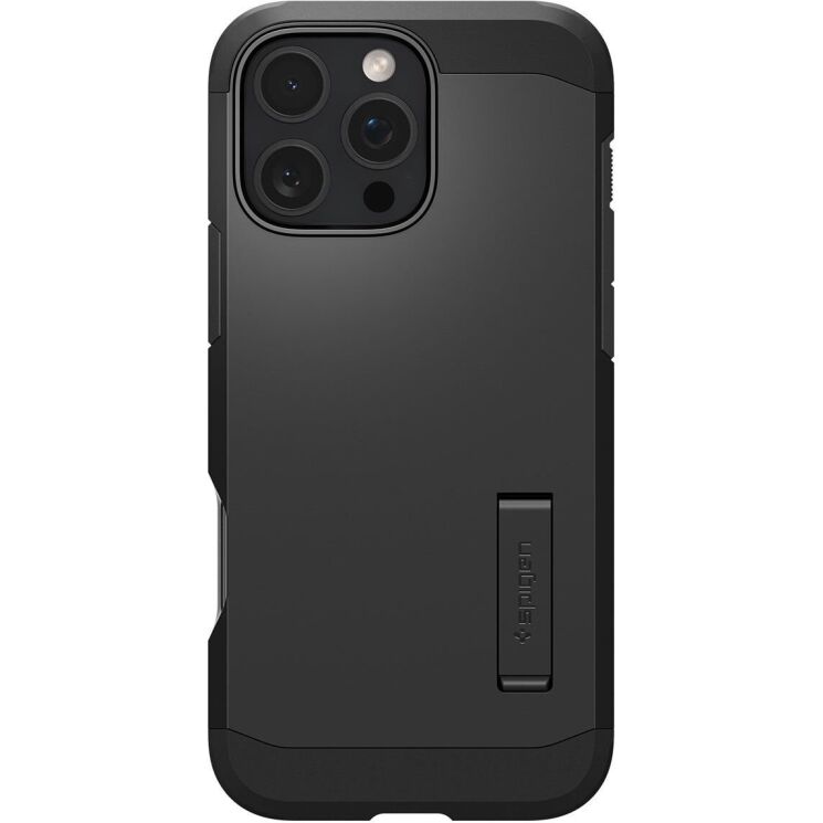 Защитный чехол Spigen (SGP) Tough Armor (MagFit) для Apple iPhone 16 Pro - Black: фото 2 из 15