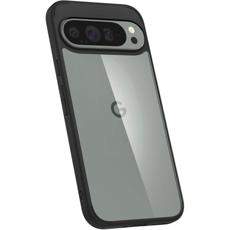 Захисний чохол Spigen (SGP) Ultra Hybrid для Google Pixel 9 Pro XL - Matte Black: фото 3 з 14
