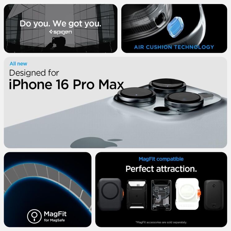 Захисний чохол Spigen (SGP) Ultra Hybrid Zero One (MagFit) для Apple iPhone 16 Pro Max - Zero One: фото 8 з 13