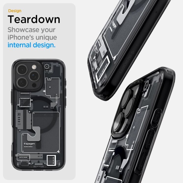 Захисний чохол Spigen (SGP) Ultra Hybrid Zero One (MagFit) для Apple iPhone 16 Pro Max - Zero One: фото 10 з 13