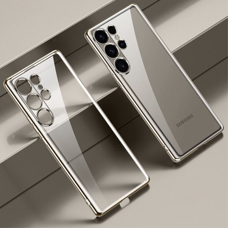 Защитный чехол SULADA Clear Cover для Samsung Galaxy S24 Ultra - Titanium Grey: фото 1 из 10