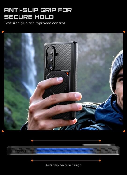 Защитный чехол Supcase UB Aero (MagFit) для Samsung Galaxy Fold 8 Ultra (843439162228) - Black (424569B) Защитный чехол Supcase UB Aero (MagFit) для Samsung Galaxy Fold 8 Ultra (843439162228) - Black: фото 13 из 13