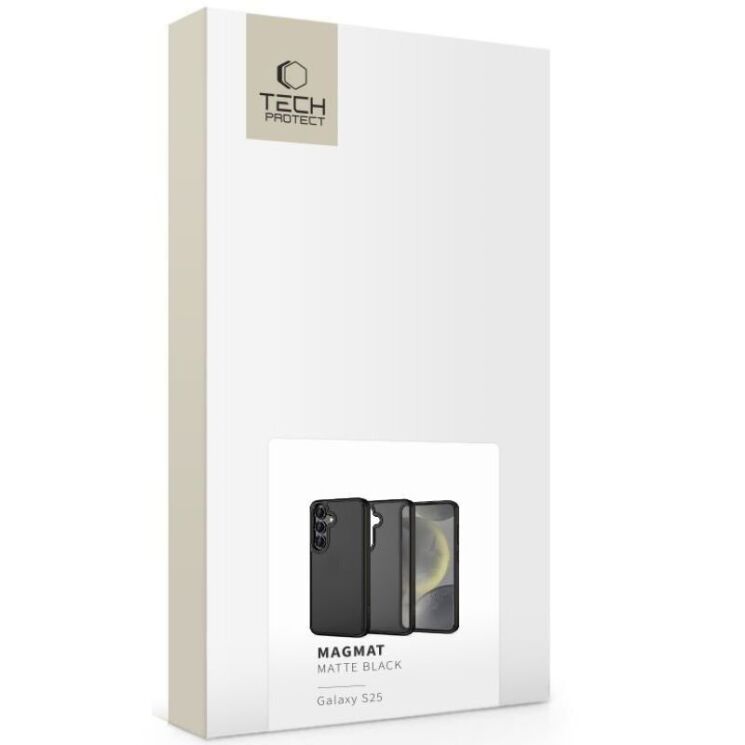 Захисний чохол Tech-Protect Magmat для Samsung Galaxy S25 (S931) - Matte Black: фото 2 з 5